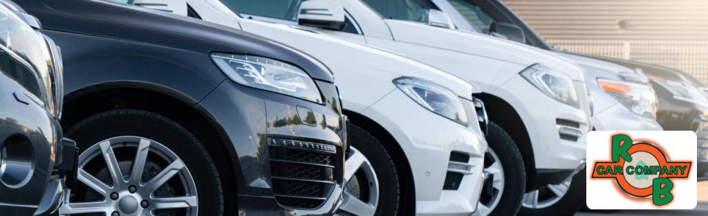 Rows of certified Columbia City used cars available at R&B Car Company Fort Wayne