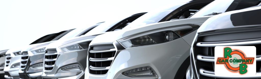  R&B Car Company Fort Wayne dealership lot showcasing a variety of used vehicles for sale.